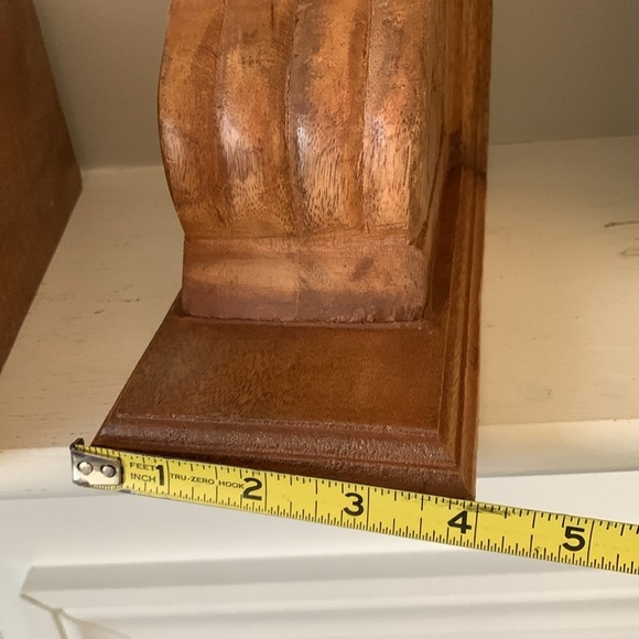 Set of 2 pcs Carved wooden corbels Corbels Bracket wall decor home new kitchen‎ - Picture 12 of 16
